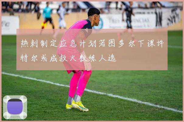热刺制定应急计划若图多尔下课许特尔或成救火教练人选
